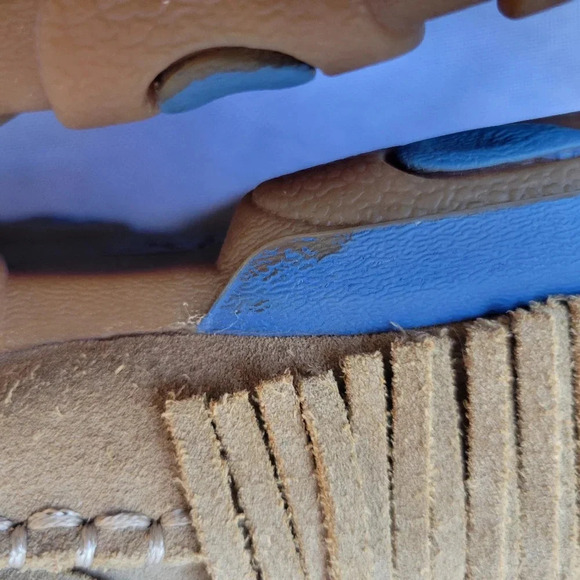 Twisted X Chukka Driving Lace-up Moccasin, Youth Size 3, Western Serape Leather - Picture 10 of 11